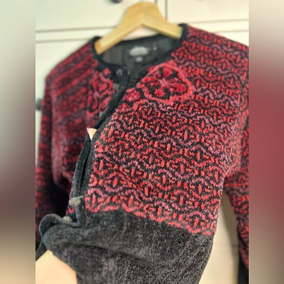 Icelandic Design‎ Sweater Jacket blouse blazer Blend Nordic Lined Size S vintage - Picture 6 of 17